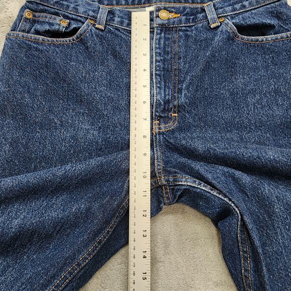 Jeanology Collection Jeans Womens 12P PETITE Blue Mid Rise Straight Leg Denim - Picture 8 of 11